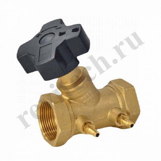 Клапан балансировочный (Ду20 мм) 3/4", PN16, Ридан MNT-R, (с ниппелями), механический (артикул 003Z2332R) Клапан балансировочный (Ду20 мм) 3/4", PN16, Ридан MNT-R, (с ниппелями), механический (артикул 003Z2332R)