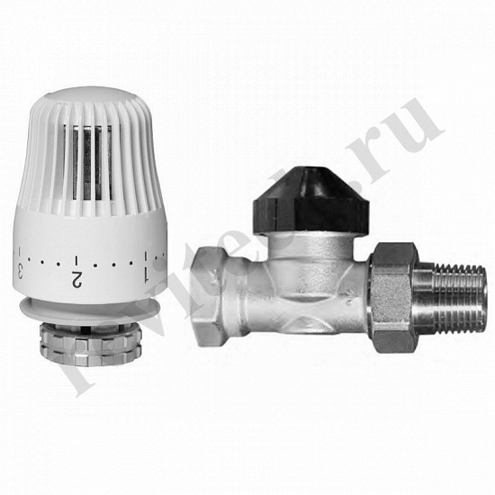 Комплект термостатический 3/4", PN10, Ридан TR-N/TR 84, прямой, с приводом (артикул 013G2176R) Комплект термостатический 3/4", PN10, Ридан TR-N/TR 84, прямой, с приводом (артикул 013G2176R)