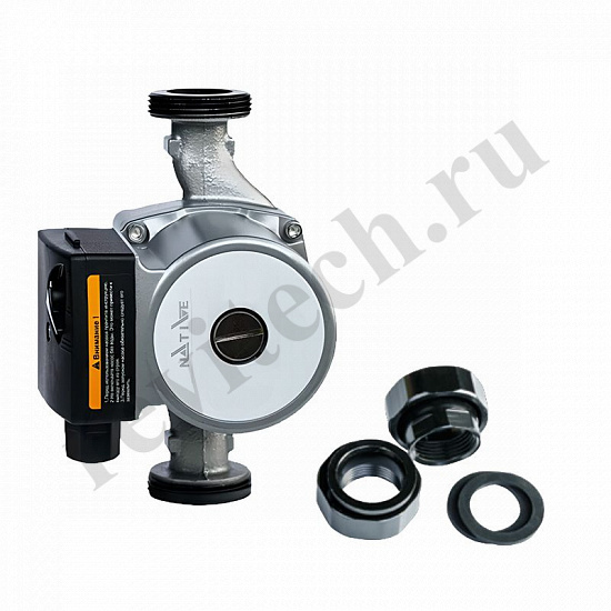 Насос циркуляционный Native NOZ 30/7,5 EM (1х220В; 0,18кВт), с гайками, L180 (артикул 2479450) Насос циркуляционный Native NOZ 30/7,5 EM (1х220В; 0,18кВт), с гайками, L180 (артикул 2479450)