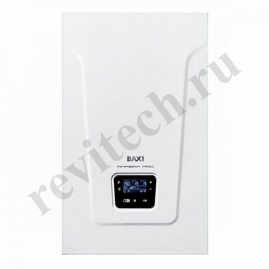 Котел электрический Baxi AMPERA PRO 14 (14 кВт), 380В (артикул E8403314--) Котел электрический Baxi AMPERA PRO 14 (14 кВт), 380В (артикул E8403314--)